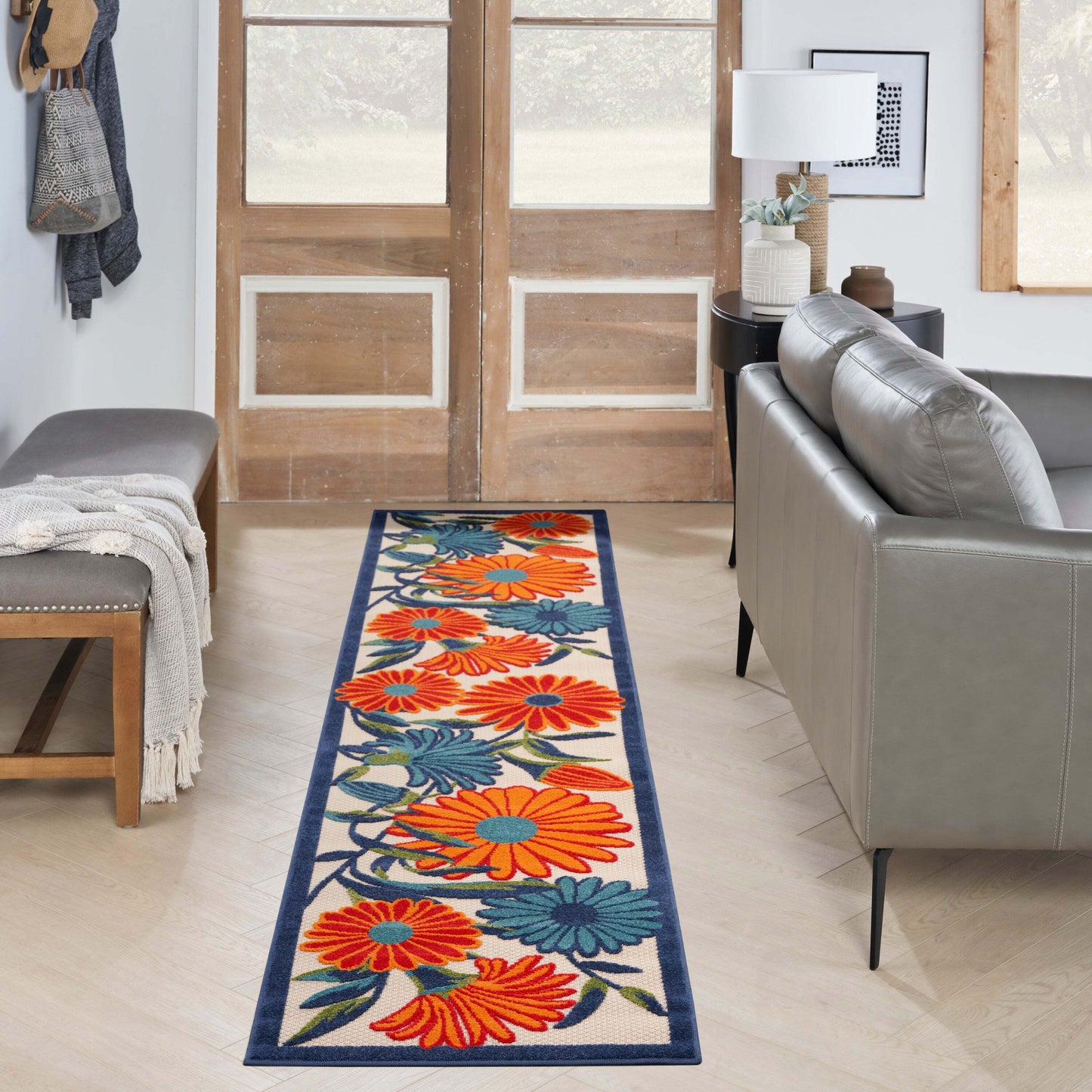 Aloha ALH33 Machine Made Synthetic Blend Indoor/Outdoor Area Rug By Nourison Home From Nourison Rugs